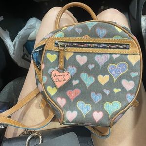 Dooney & Bourke Heart Y2K Backpack Purse